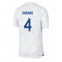 Francúzsko Raphael Varane #4 Vonkajší futbalový dres MS 2022 Krátky Rukáv